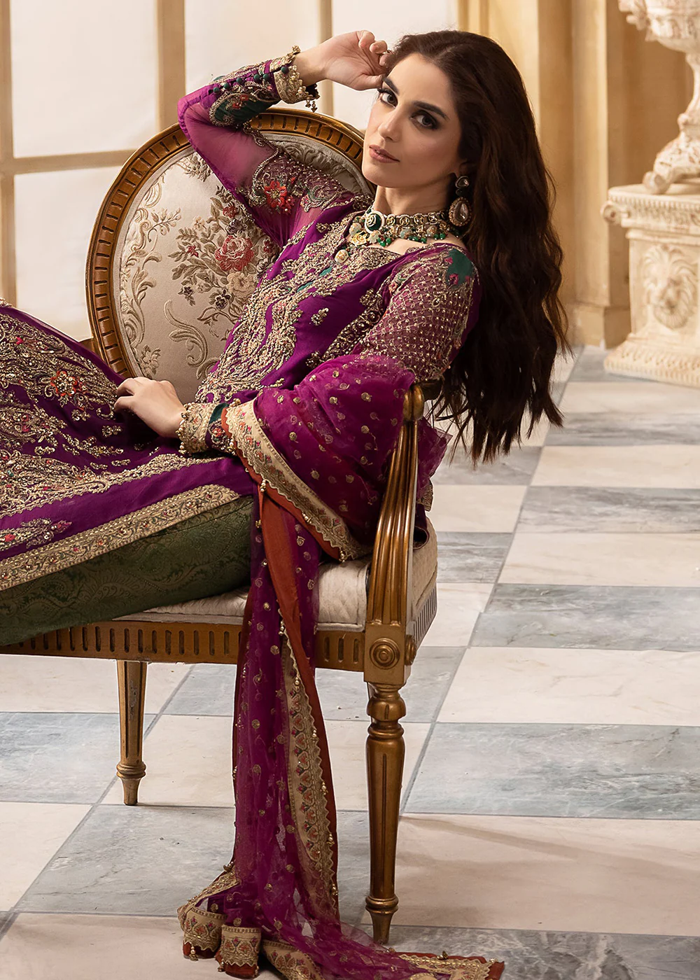 Dastan E Jashan Premium Chiffon '24 by Charizma | DJW4-08 - Image 10