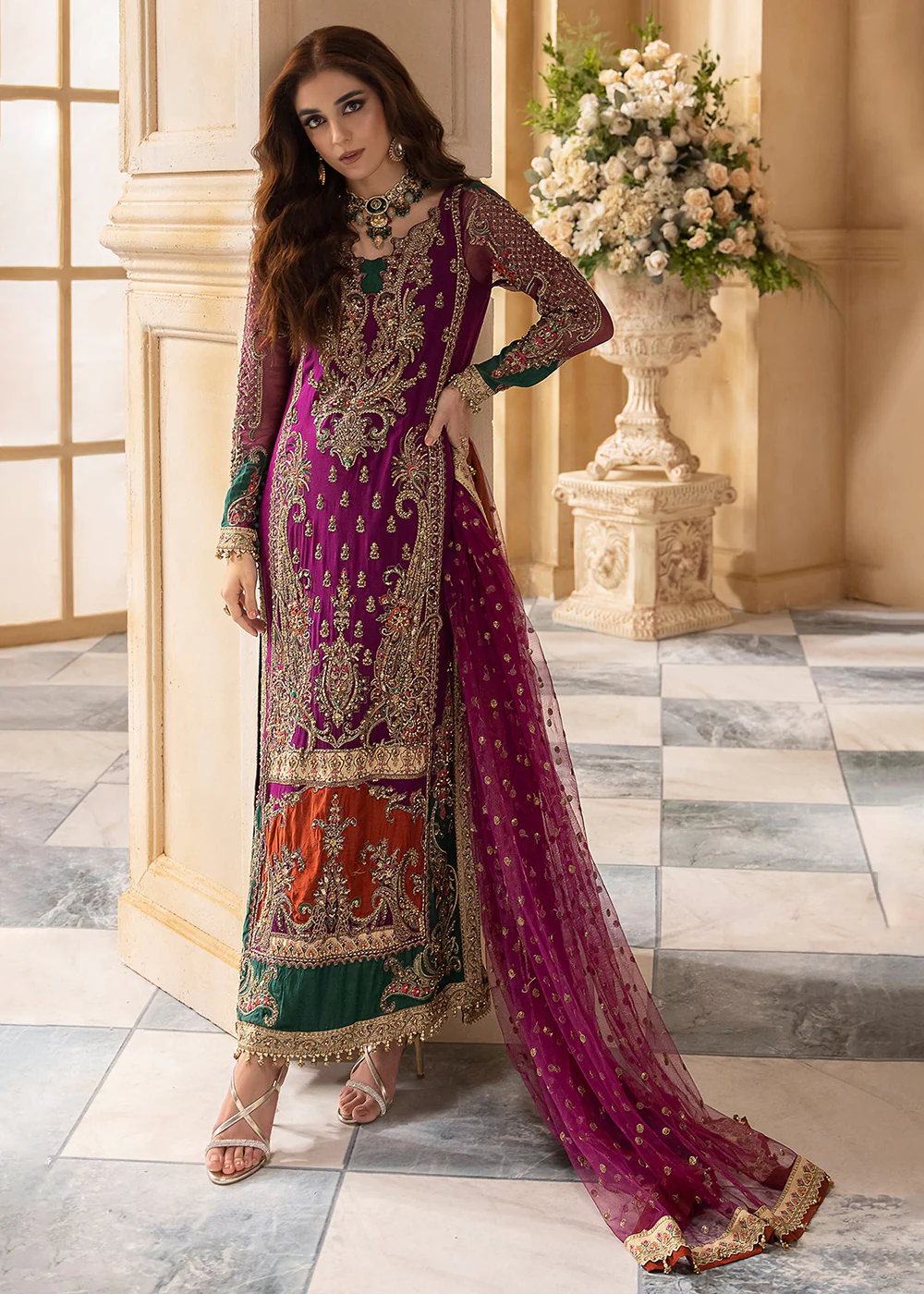 Dastan E Jashan Premium Chiffon '24 by Charizma | DJW4-08 - Image 11