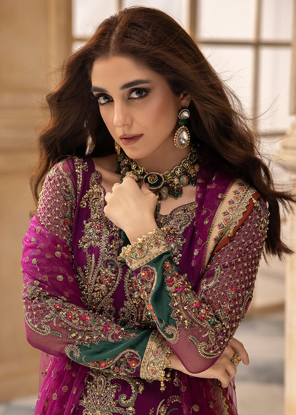 Dastan E Jashan Premium Chiffon '24 by Charizma | DJW4-08 - Image 2