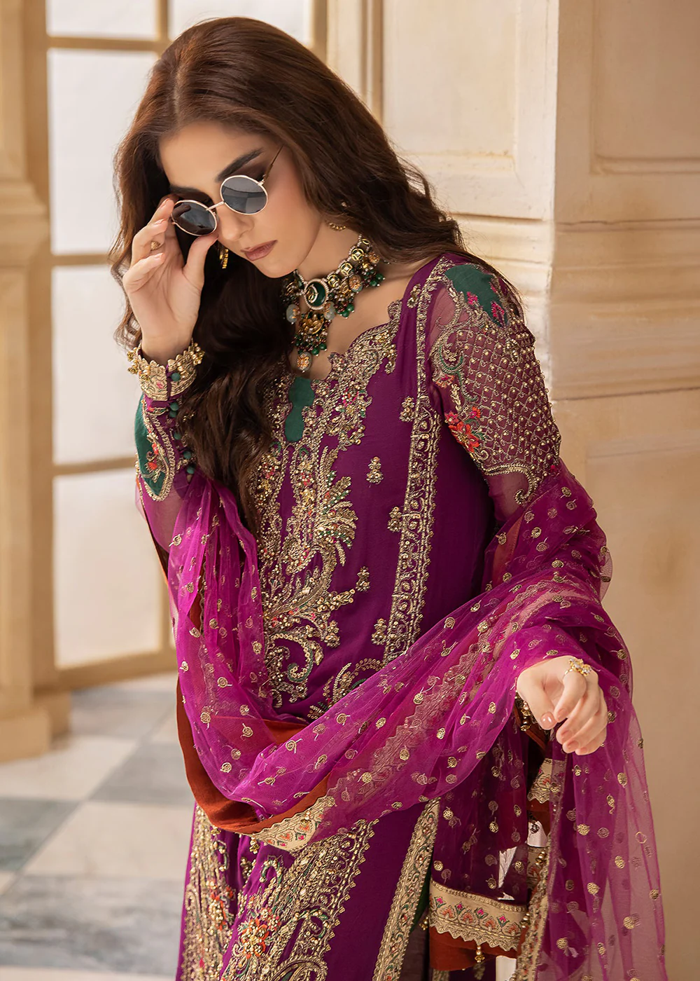 Dastan E Jashan Premium Chiffon '24 by Charizma | DJW4-08 - Image 5