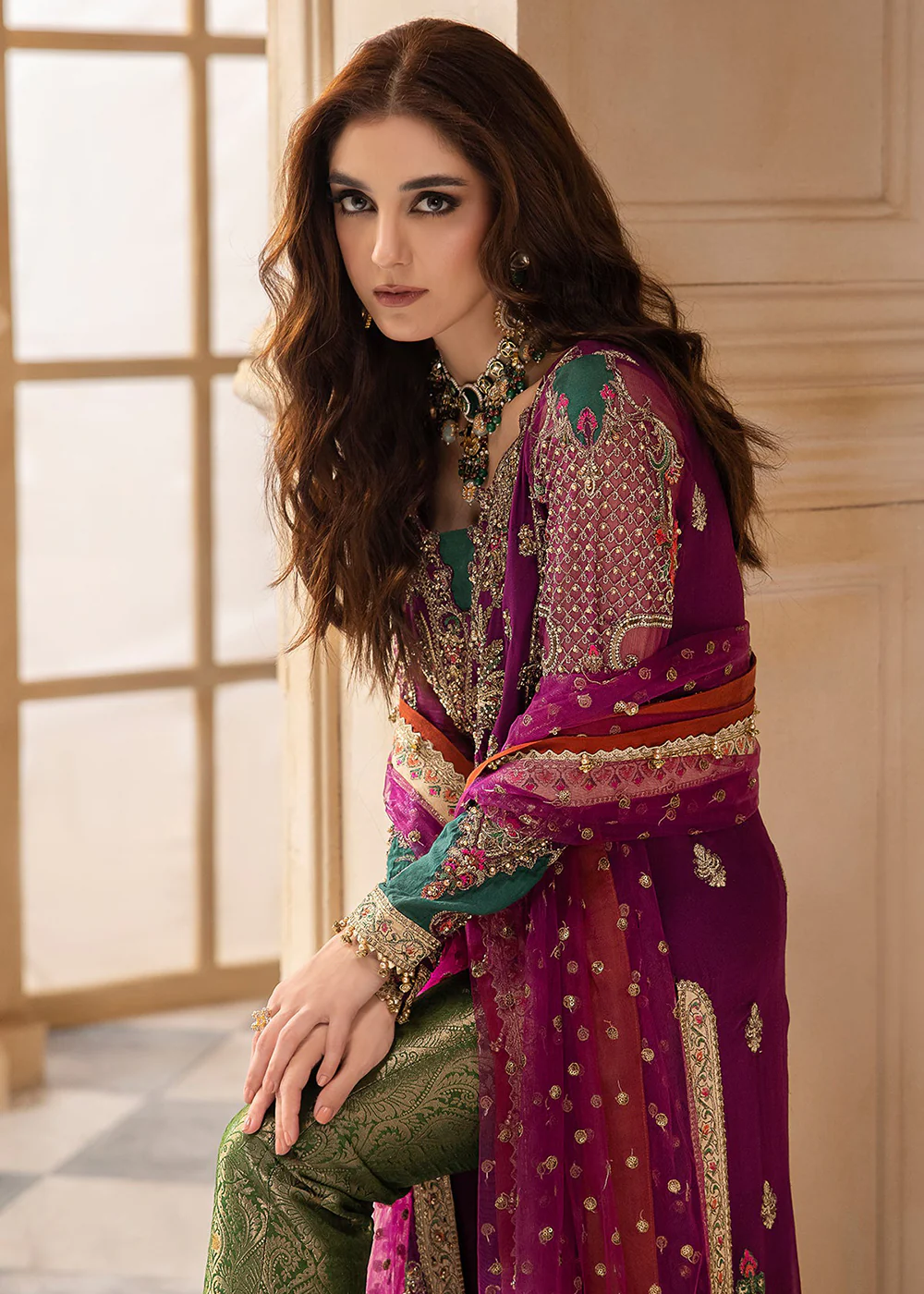 Dastan E Jashan Premium Chiffon '24 by Charizma | DJW4-08 - Image 8