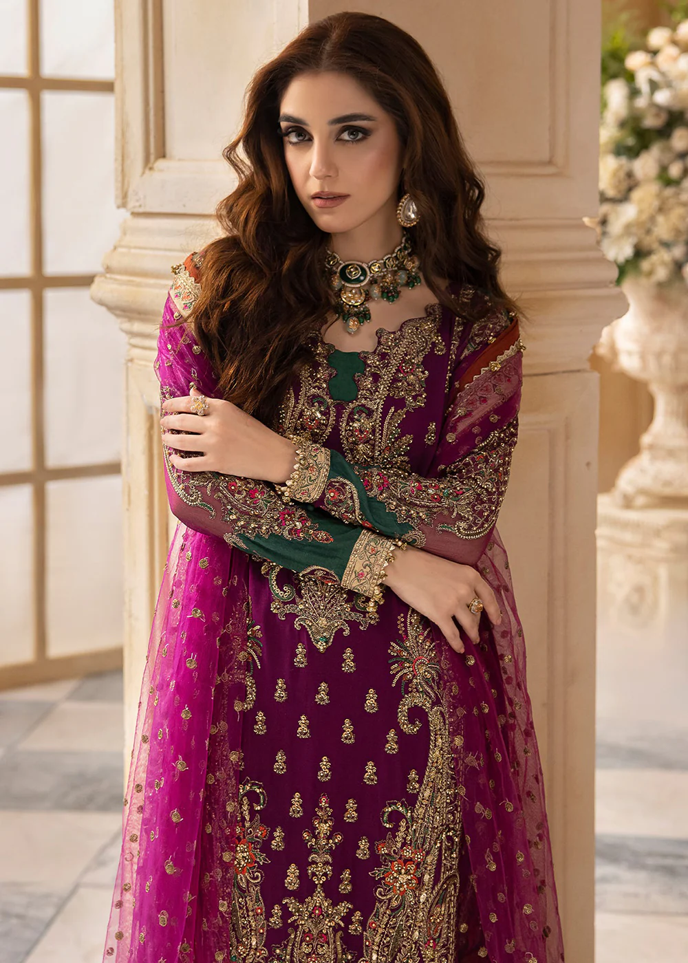 Dastan E Jashan Premium Chiffon '24 by Charizma | DJW4-08 - Image 9