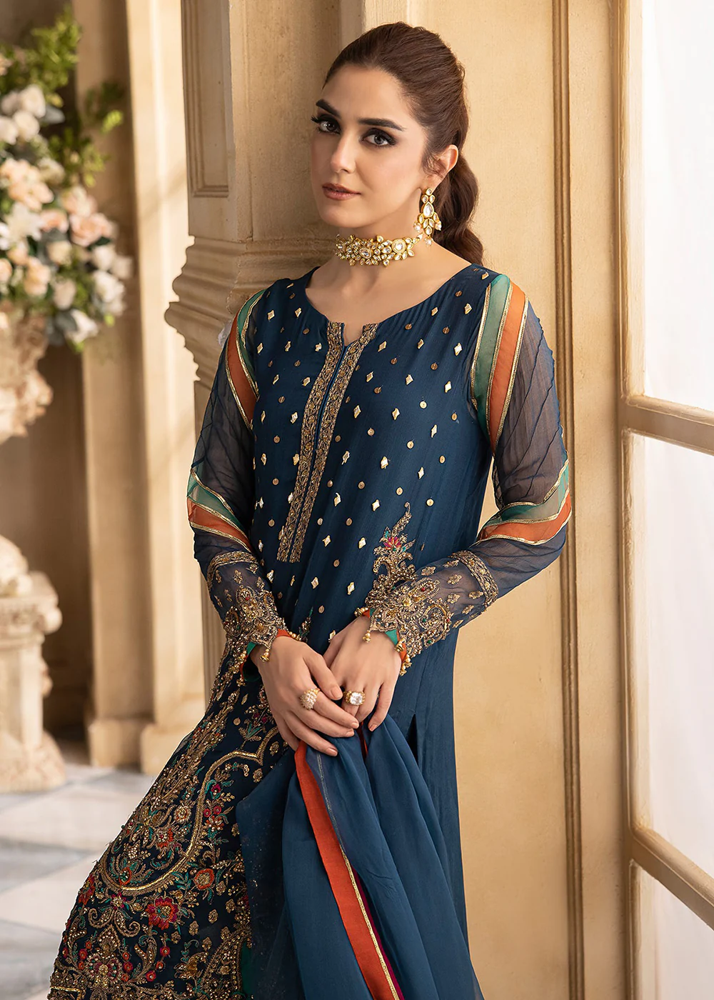 Dastan E Jashan Premium Chiffon '24 by Charizma | DJW4-09 - Image 8