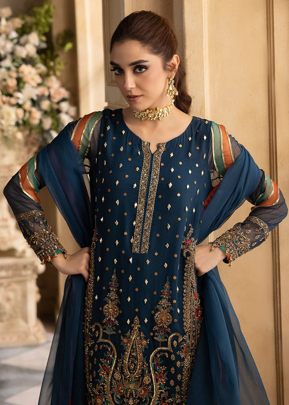 Dastan E Jashan Premium Chiffon '24 by Charizma | DJW4-09 - Image 9