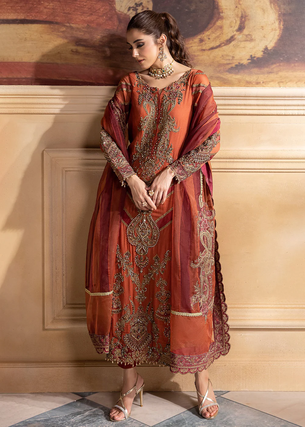Dastan E Jashan Premium Chiffon '24 by Charizma | DJW4-10 - Image 4