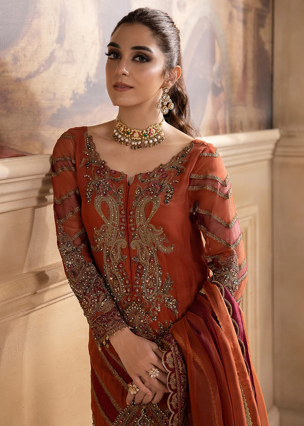 Dastan E Jashan Premium Chiffon '24 by Charizma | DJW4-10 - Image 7