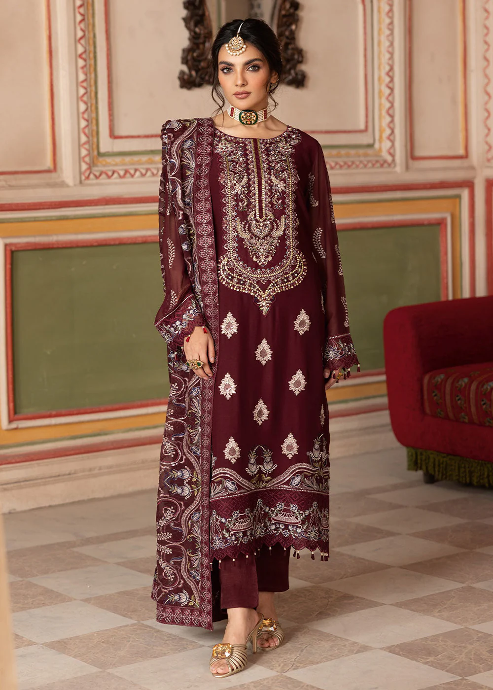Dastan Luxury Chiffon Collection '25 by Ramsha | T - 301