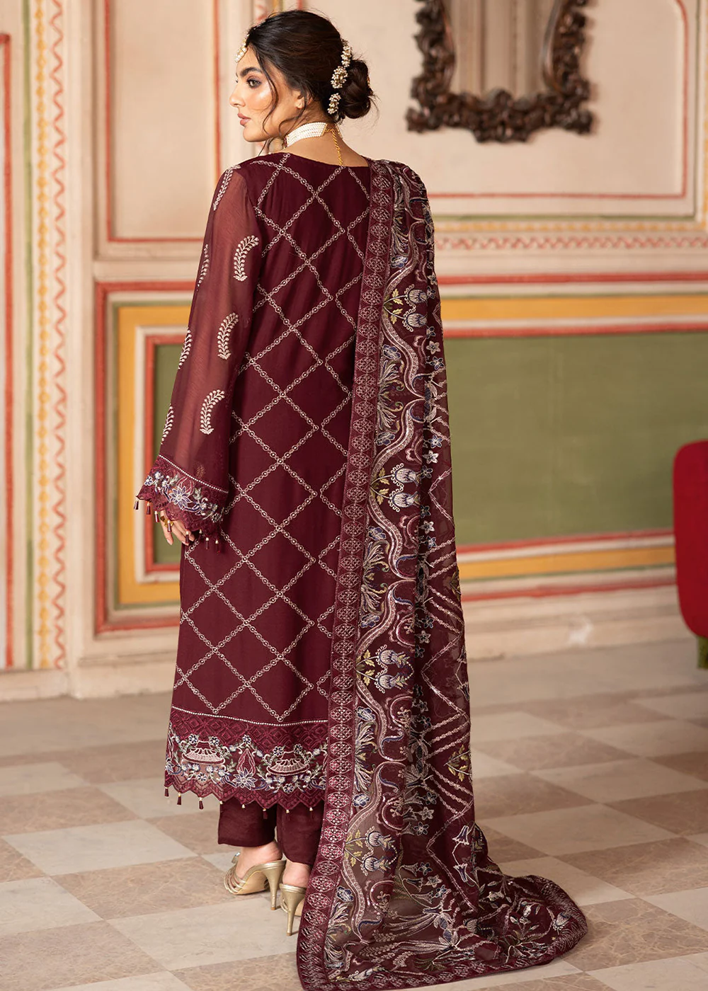 Dastan Luxury Chiffon Collection '25 by Ramsha | T - 301 - Image 3