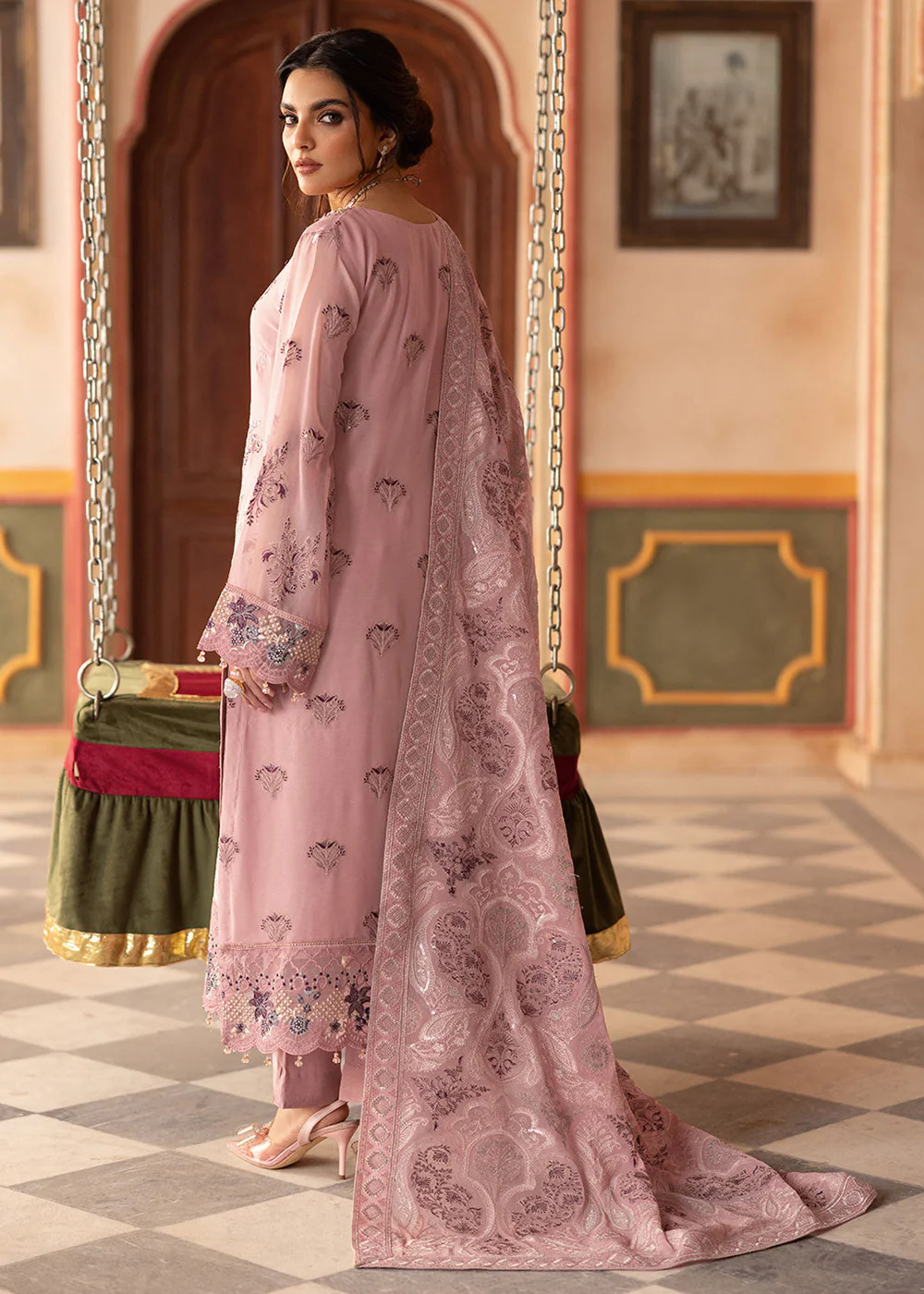 Dastan Luxury Chiffon Collection '25 by Ramsha | T - 303 - Image 3