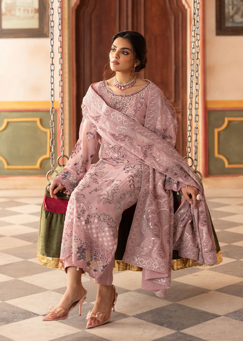 Dastan Luxury Chiffon Collection '25 by Ramsha | T - 303 - Image 4