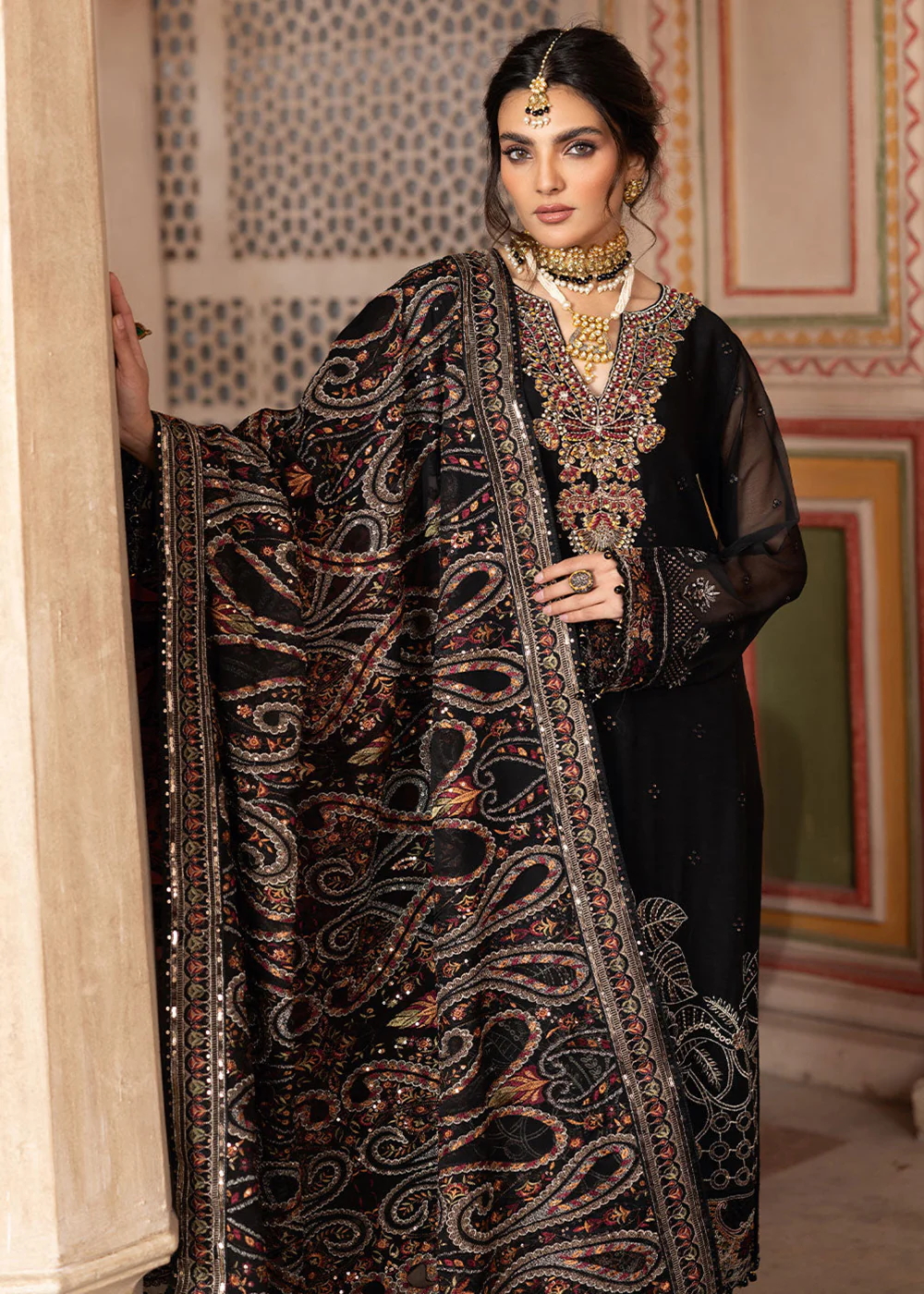 Dastan Luxury Chiffon Collection '25 by Ramsha | T - 304 - Image 2