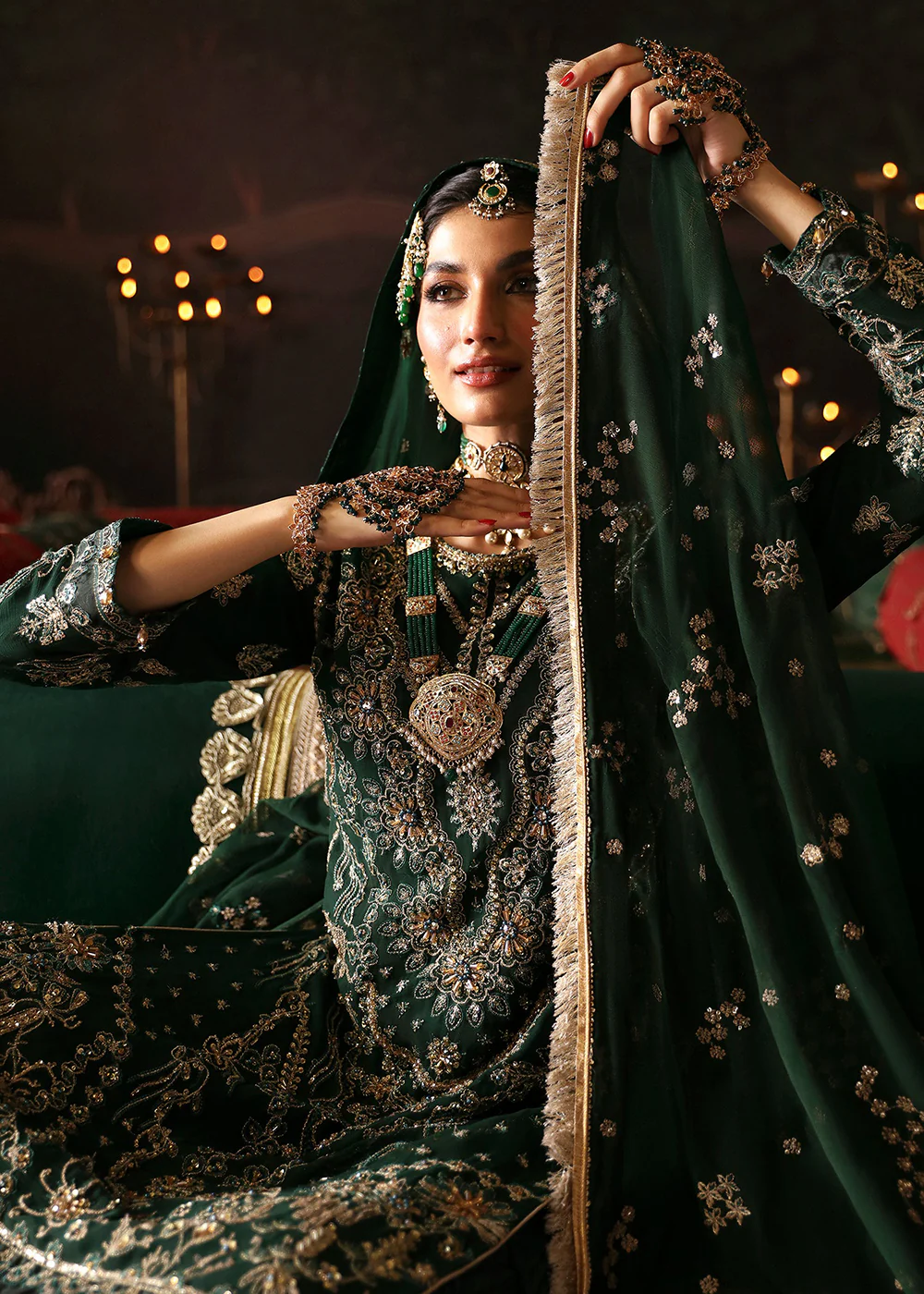 Devdas Exquisite Formal Wear '24 By Emaan Adeel | Baigam Bano - Image 4