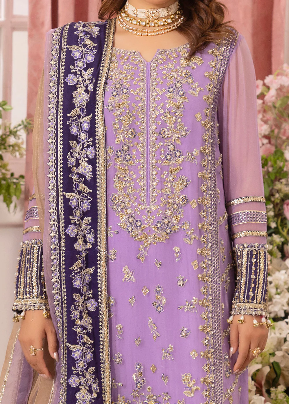 Diamond Dust Premium Luxury Chiffon '25 by Charizma | DD5-05 - Image 6