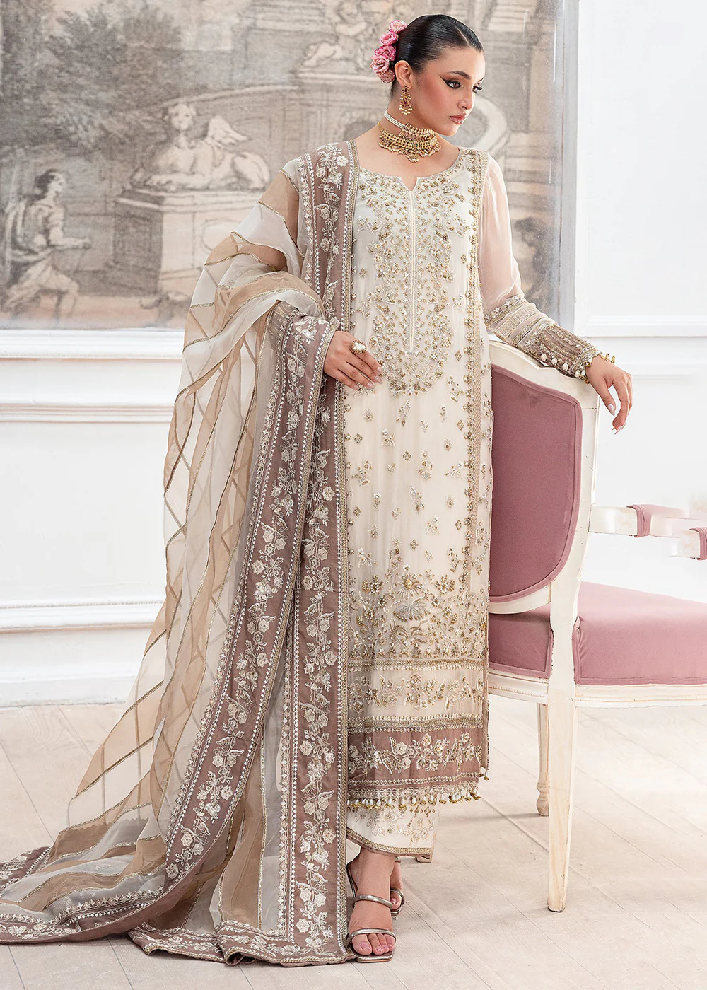 Diamond Dust Premium Luxury Chiffon '25 by Charizma | DD5-07 - Image 5