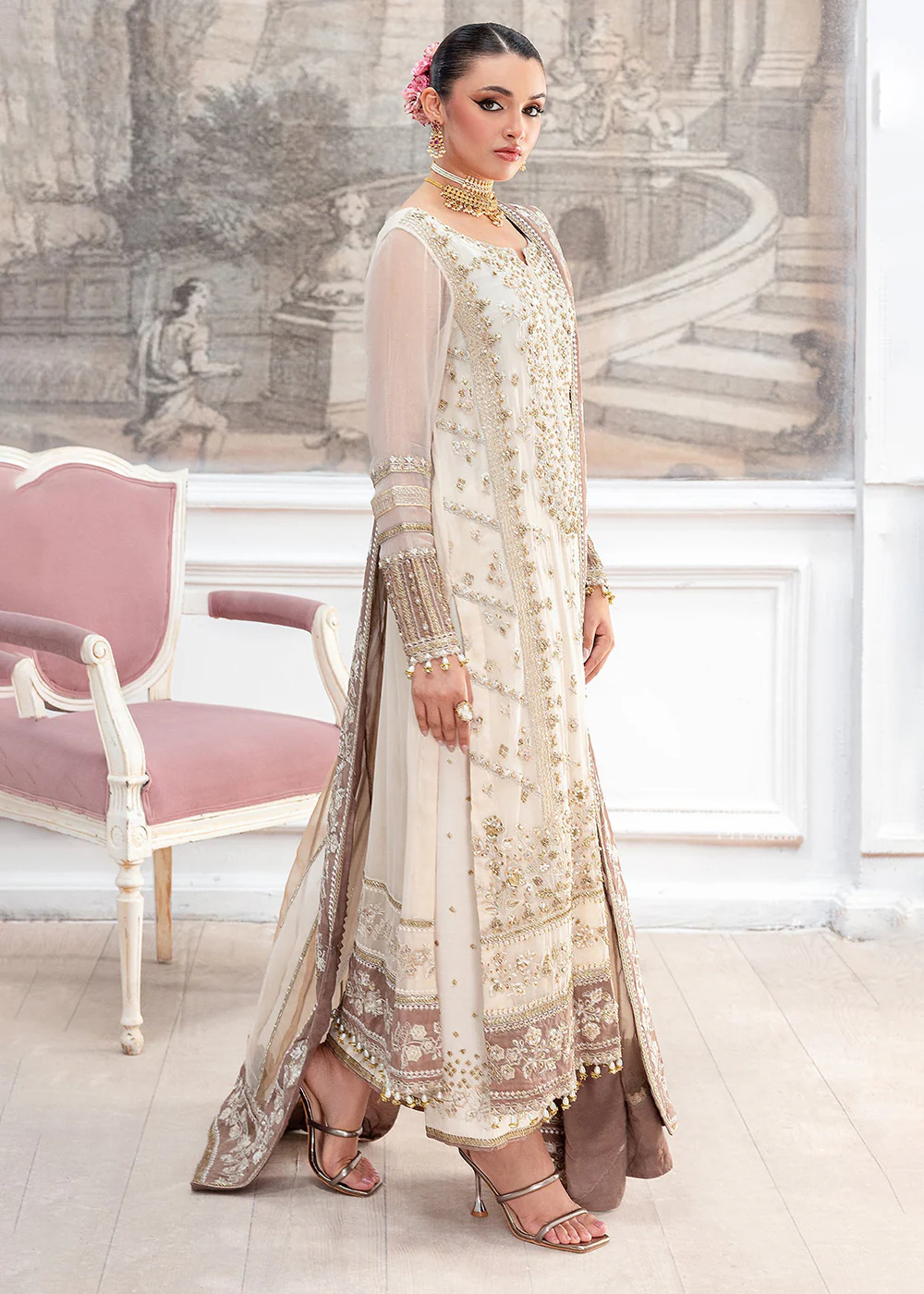 Diamond Dust Premium Luxury Chiffon '25 by Charizma | DD5-07 - Image 6