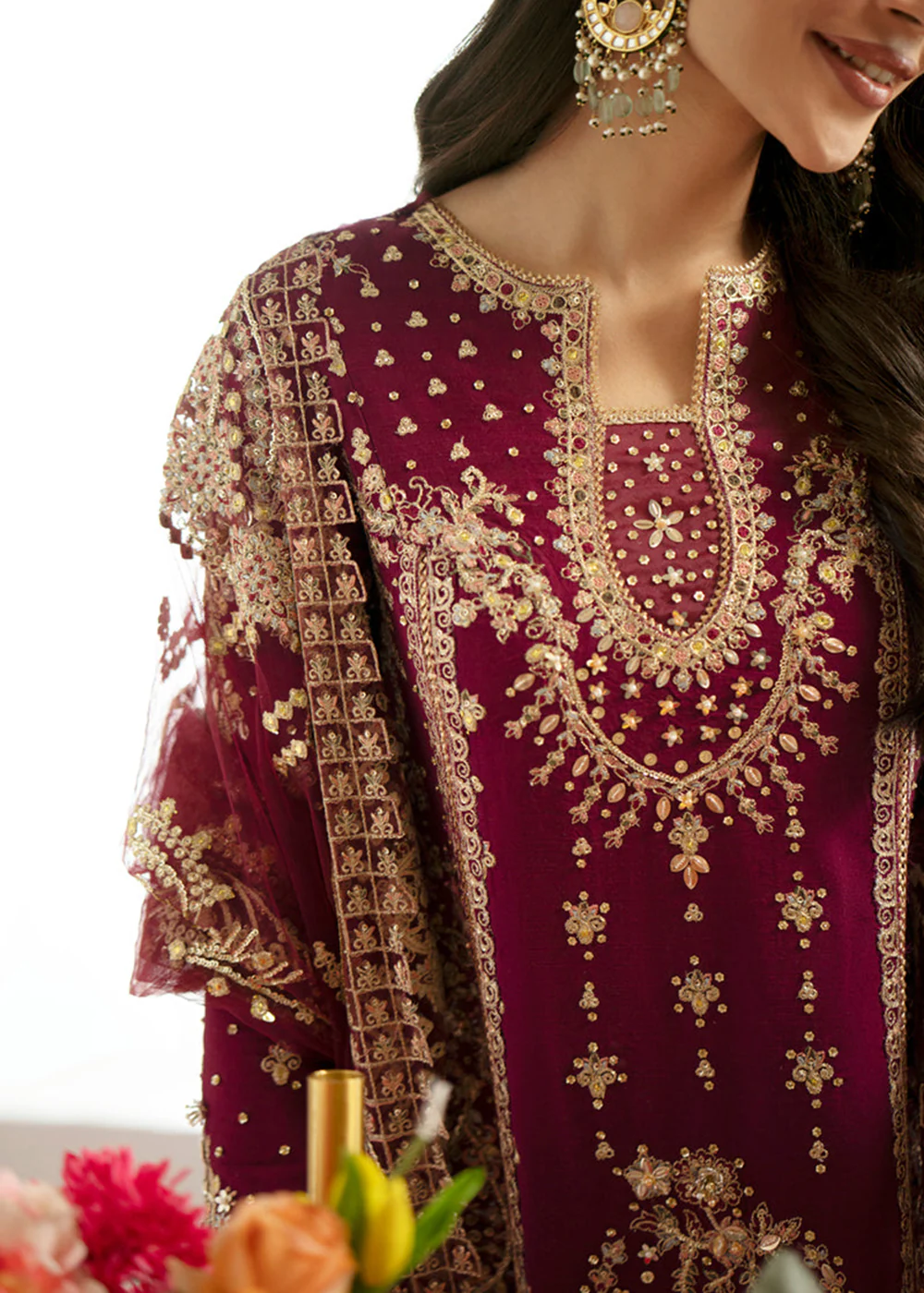 Dilnaaz Wedding Formals 2023 by Qalamkar | DN-07 - ALEENA - Image 2
