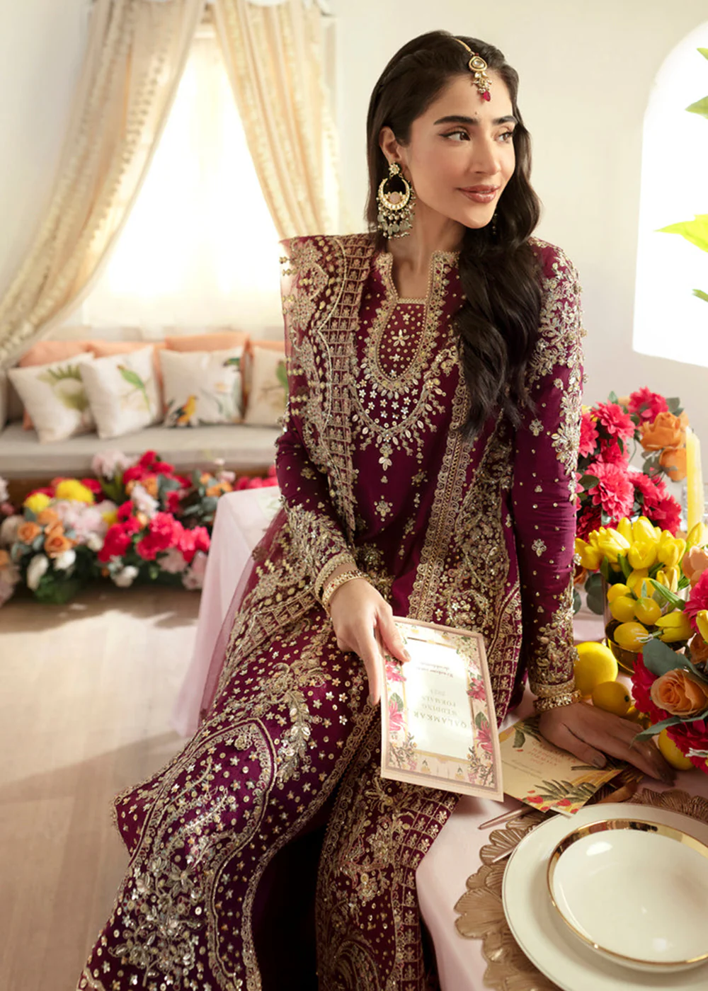Dilnaaz Wedding Formals 2023 by Qalamkar | DN-07 - ALEENA - Image 4