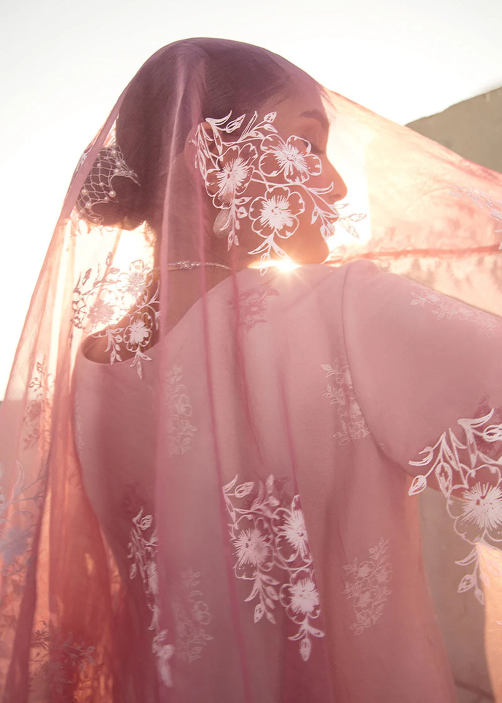 Dusty Pink Luxury Lawn Suit | Rang Rasiya | Florence Lawn '23 | DAHILA - D10 - Image 5