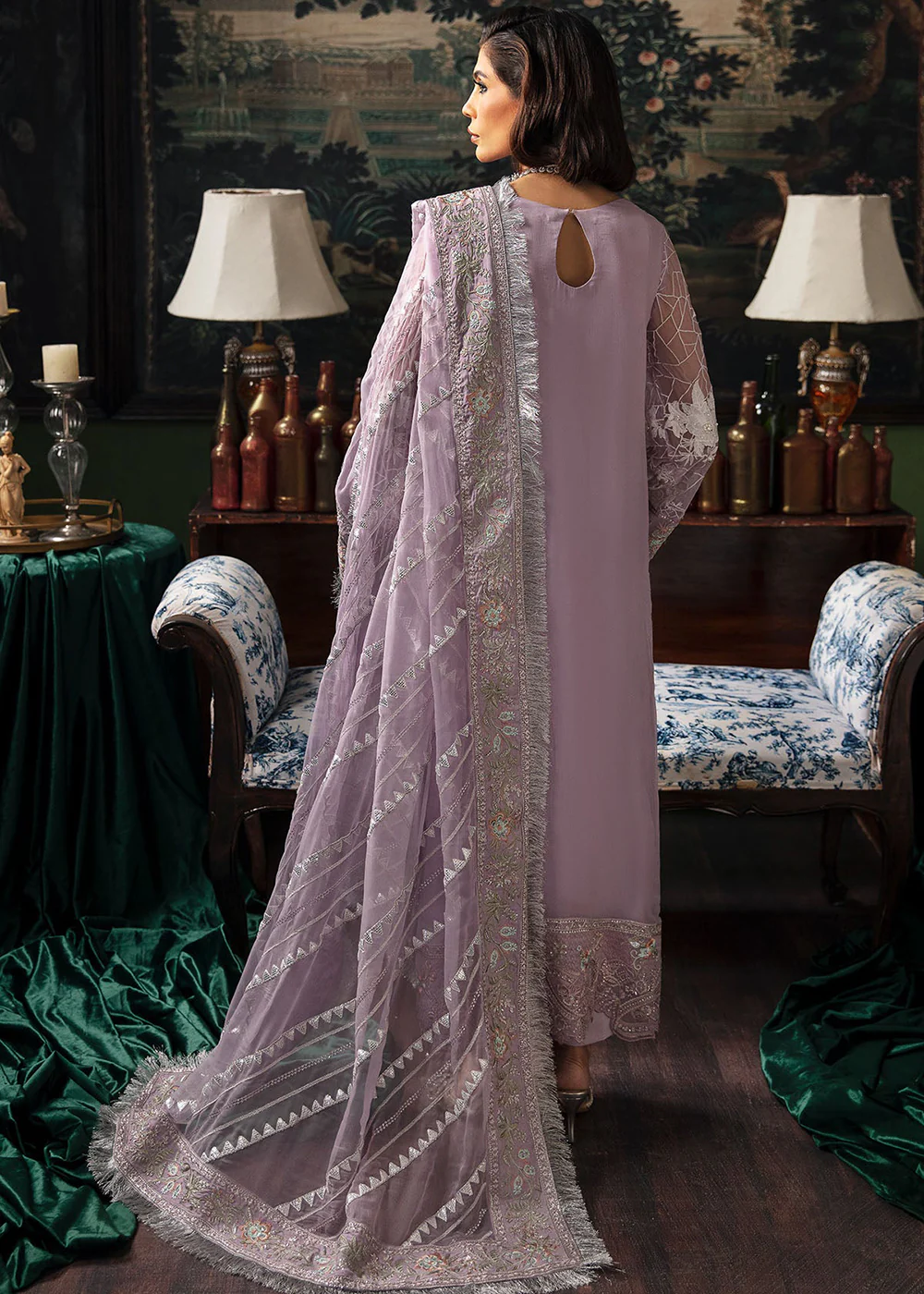 Elanora Embroidered Formals' 23 by Nureh | NEL-31 - Image 3