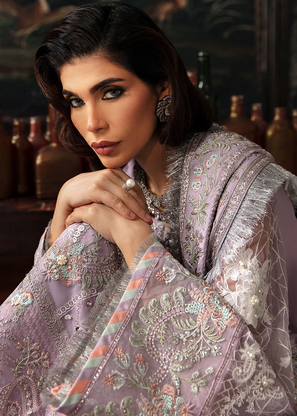 Elanora Embroidered Formals' 23 by Nureh | NEL-31 - Image 4
