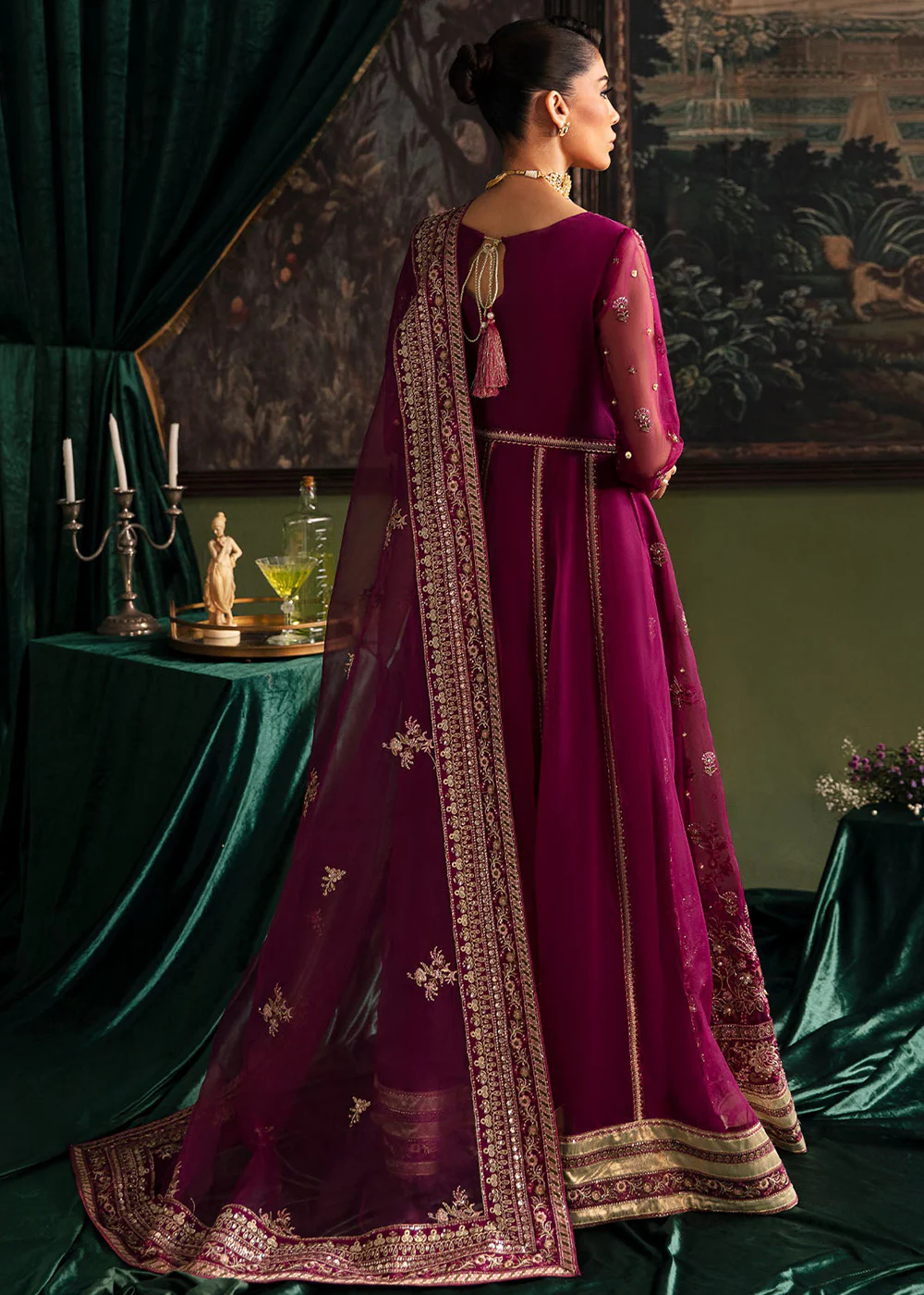 Elanora Embroidered Formals' 23 by Nureh | NEL-34 - Image 3
