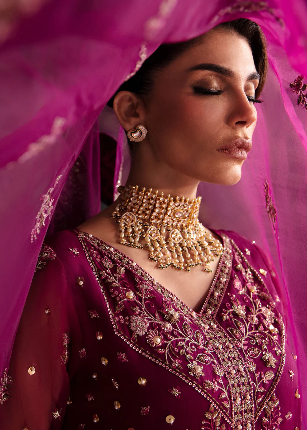 Elanora Embroidered Formals' 23 by Nureh | NEL-34 - Image 4