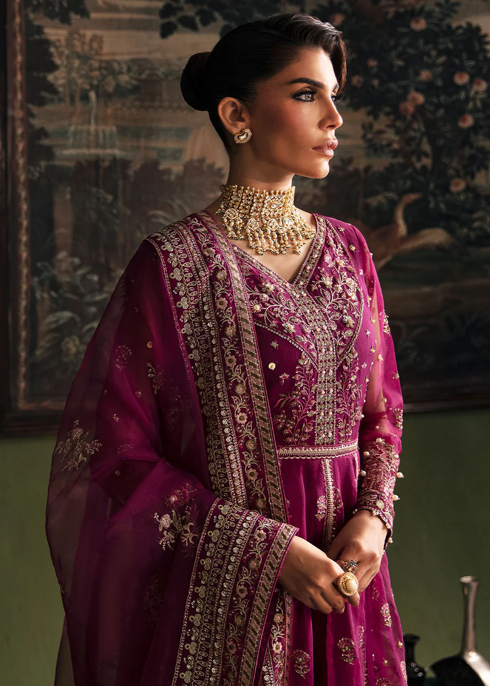 Elanora Embroidered Formals' 23 by Nureh | NEL-34 - Image 6
