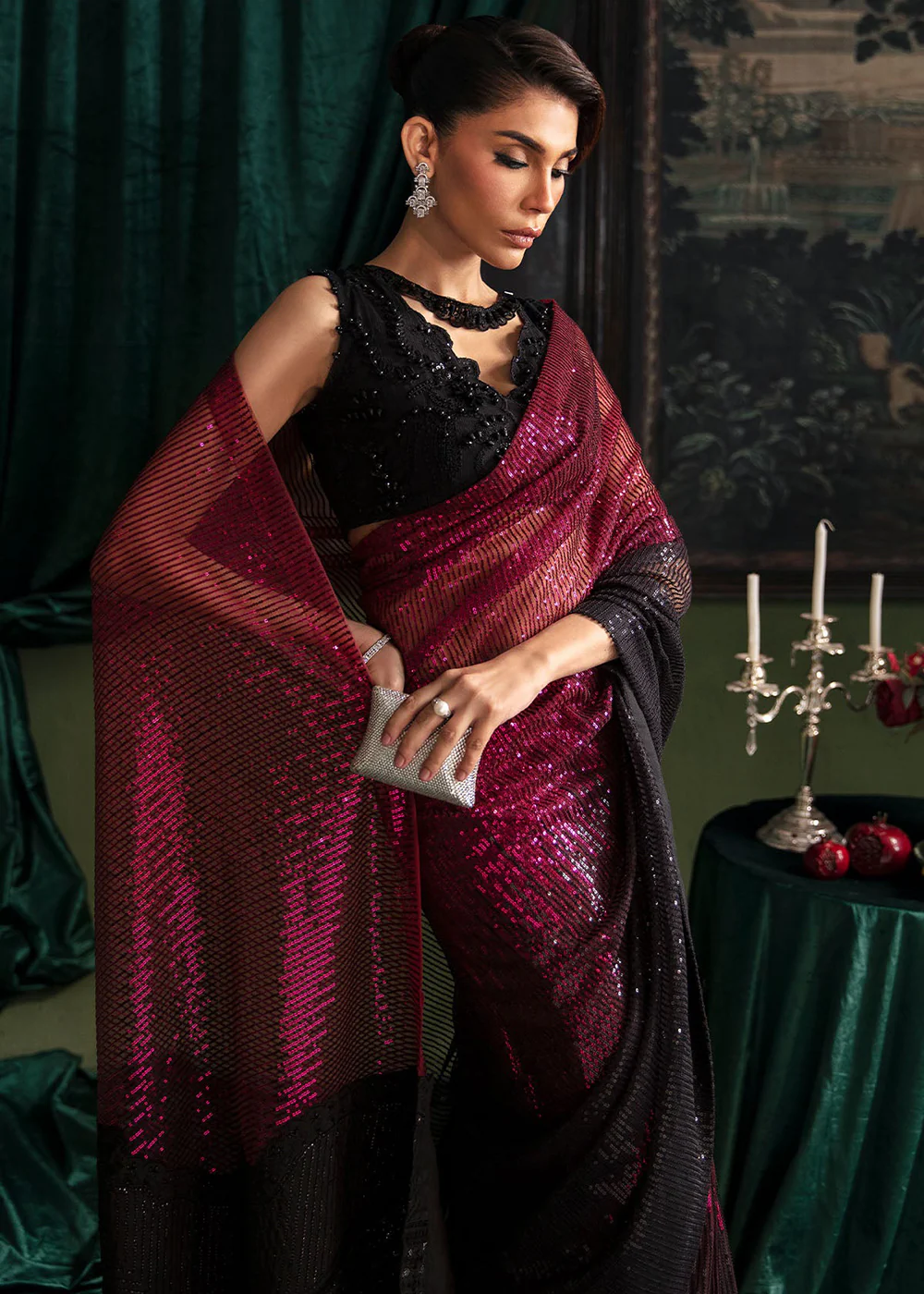 Elanora Embroidered Formals' 23 by Nureh | NEL-35 - Image 6