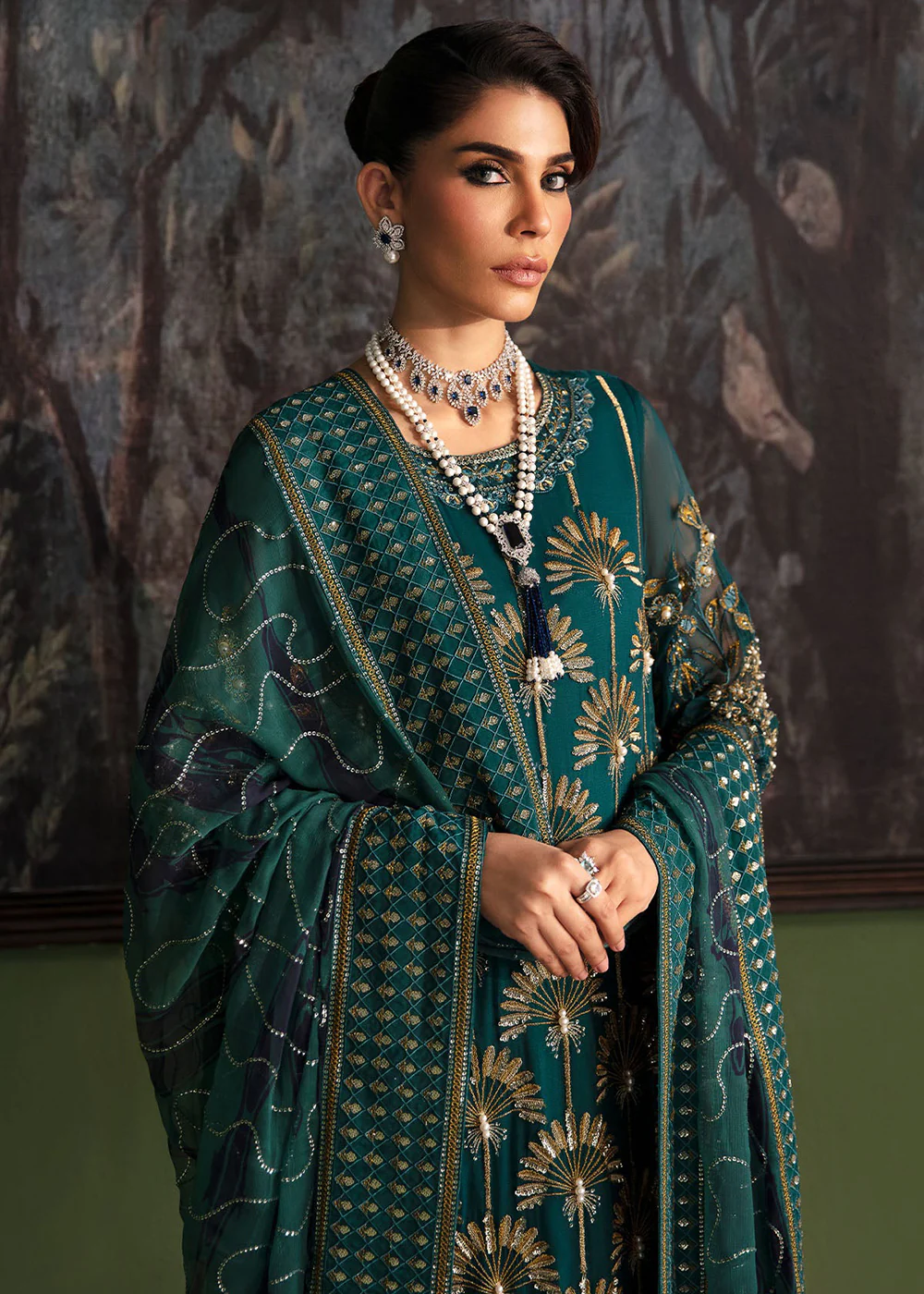 Elanora Embroidered Formals' 23 by Nureh | NEL-36 - Image 2