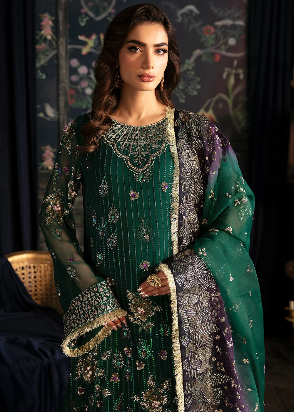 Elanora Embroidered Formals' 24 by Nureh | NEL-42 - Image 6