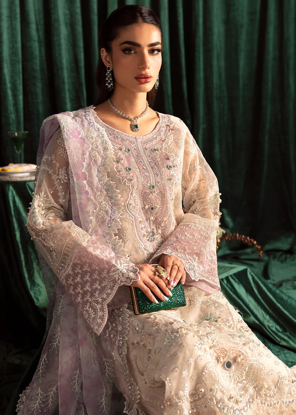 Elanora Embroidered Formals' 24 by Nureh | NEL-43 - Image 4