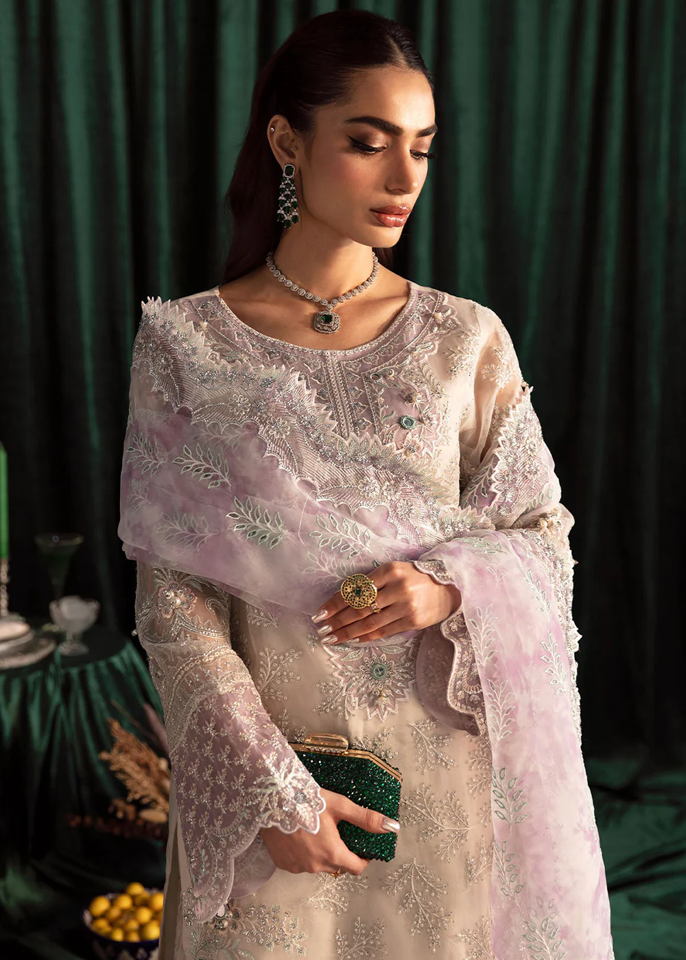 Elanora Embroidered Formals' 24 by Nureh | NEL-43 - Image 6