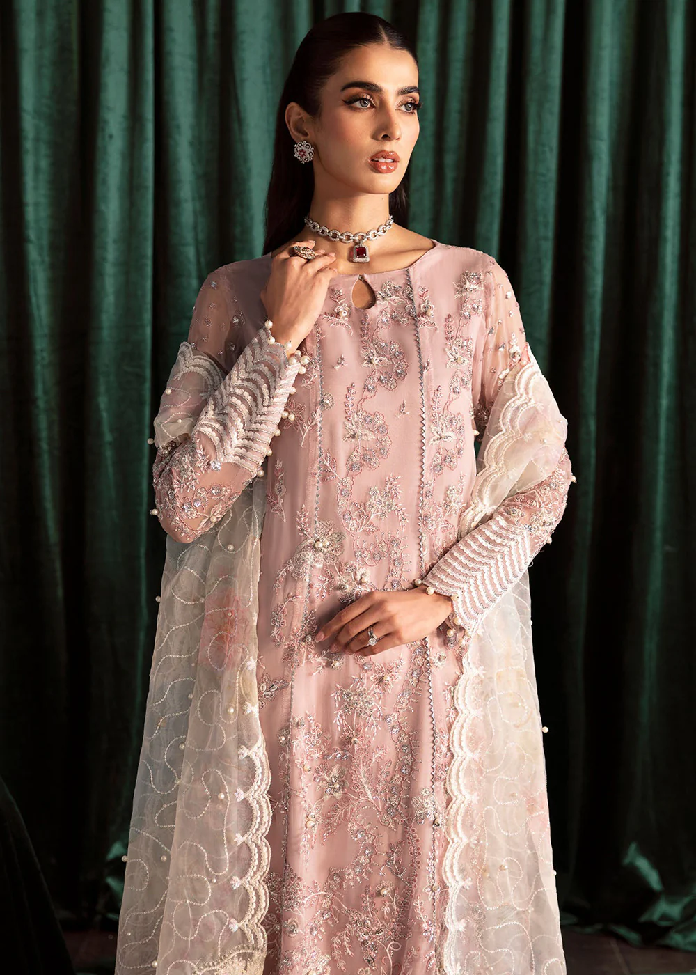 Elanora Embroidered Formals' 24 by Nureh | NEL-44 - Image 2