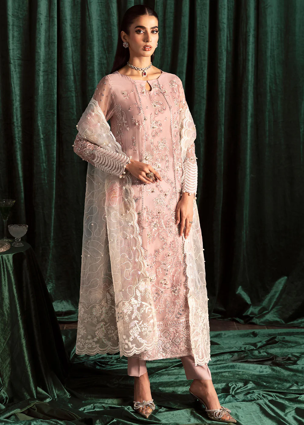 Elanora Embroidered Formals' 24 by Nureh | NEL-44 - Image 5