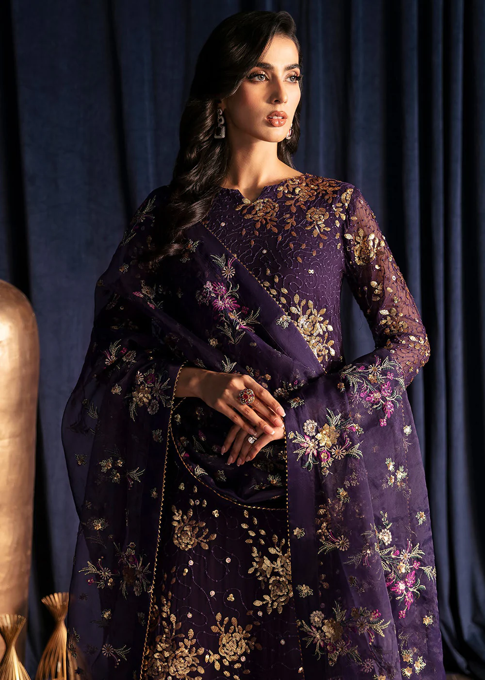 Elanora Embroidered Formals' 24 by Nureh | NEL-45 - Image 2