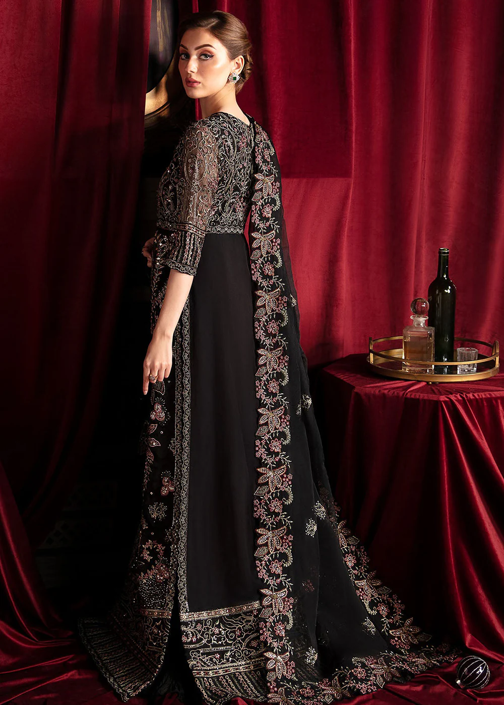 Elanora Embroidered Formals' 24 by Nureh | ROSE - Image 3