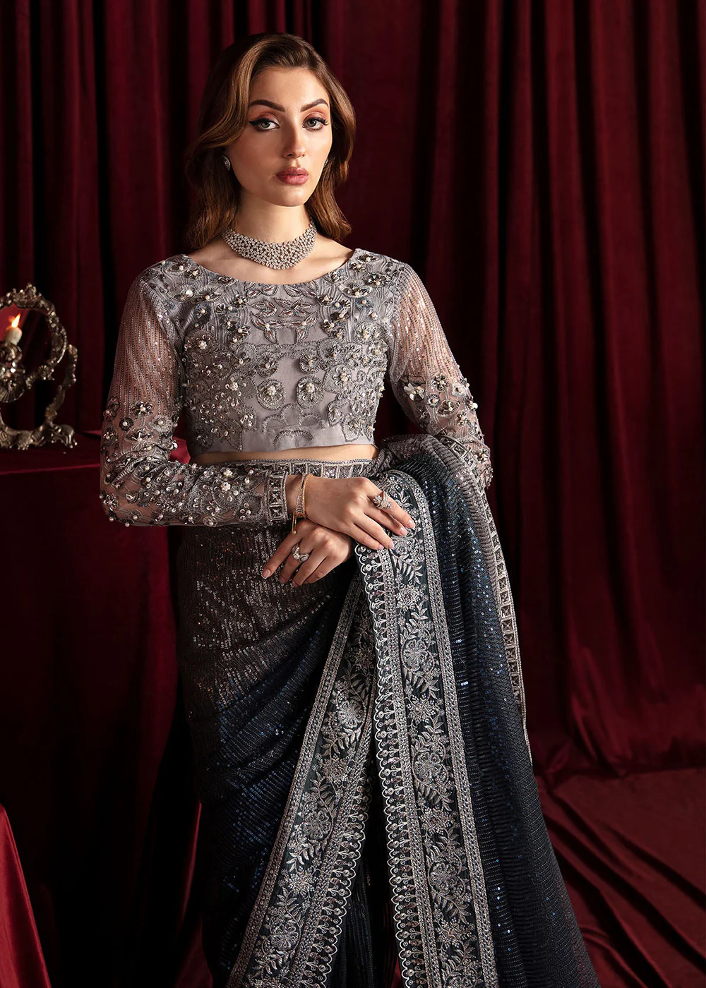 Elanora Embroidered Formals' 24 by Nureh | STARRY NIGHTS - Image 2