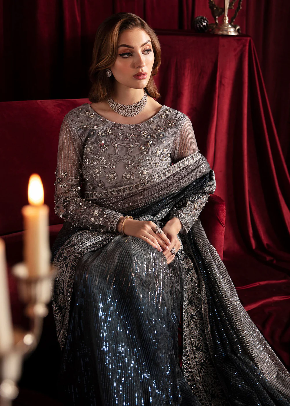 Elanora Embroidered Formals' 24 by Nureh | STARRY NIGHTS - Image 8