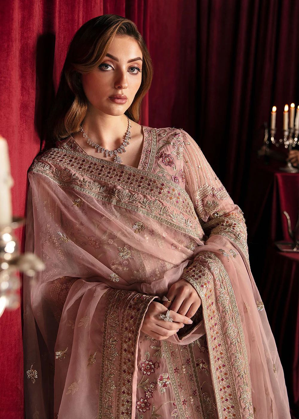 Elanora Embroidered Formals' 24 by Nureh | WATER LILLY - Image 4