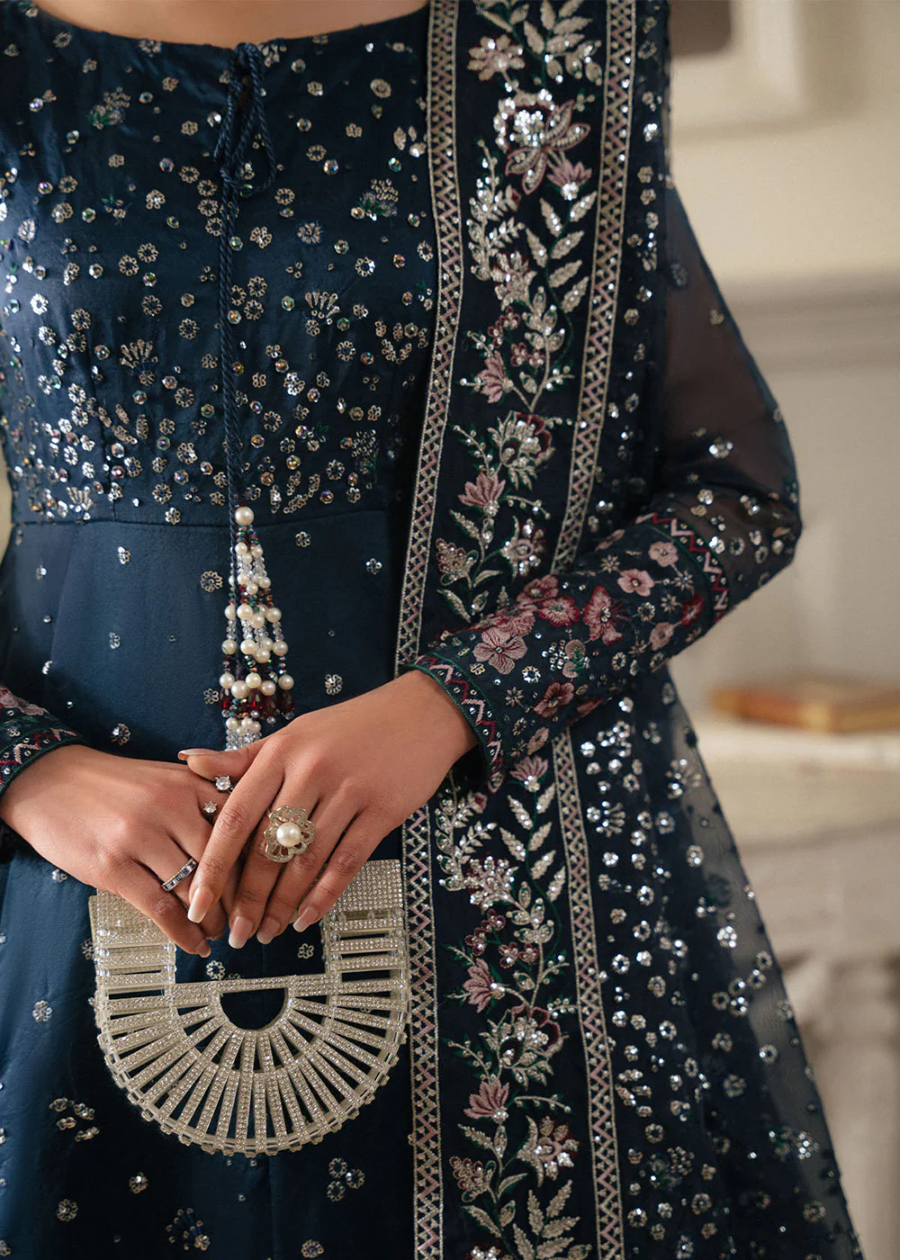 Elanora Embroidered Formals '25 by Nureh | NEL-60 - Image 6