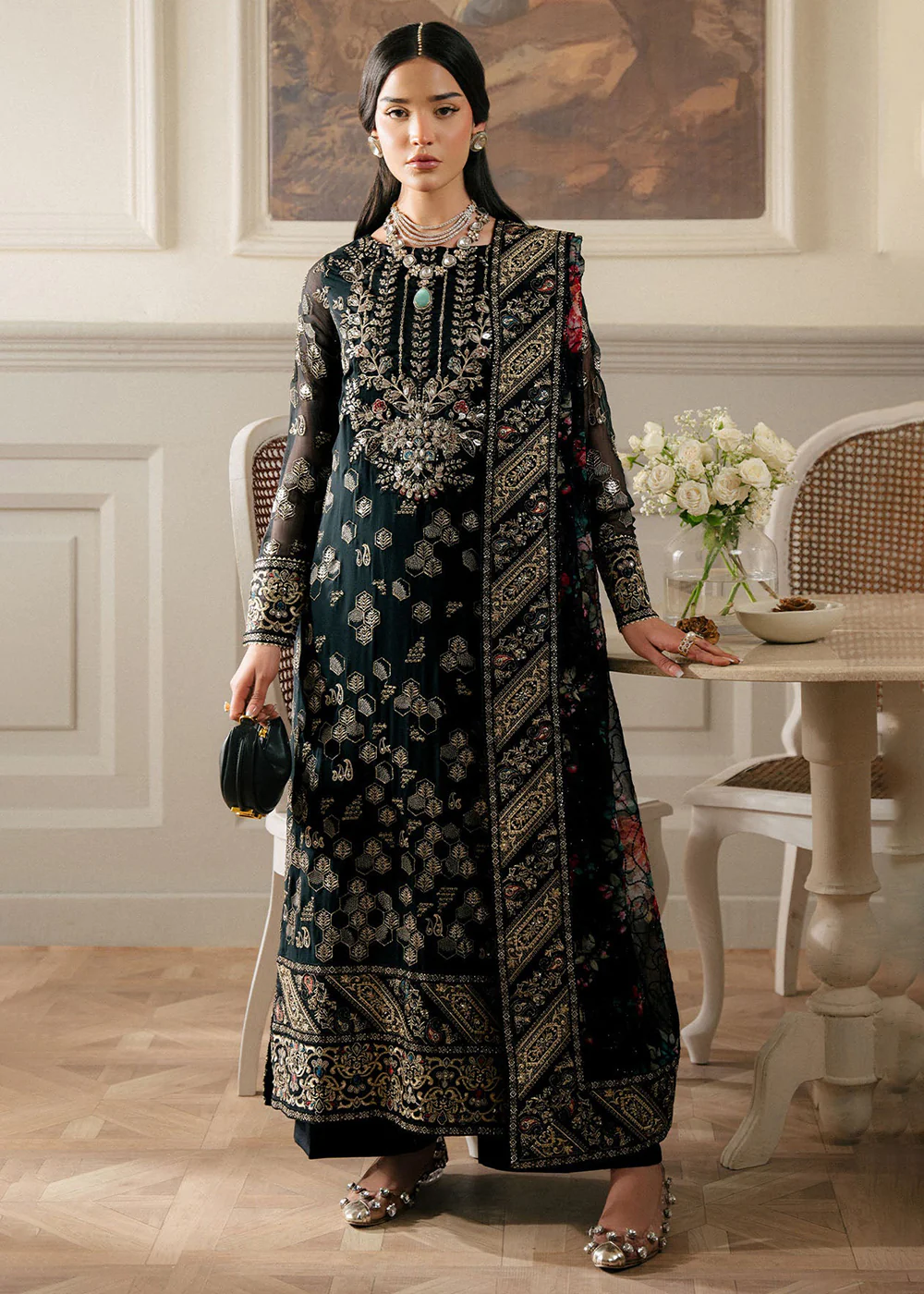 Elanora Embroidered Formals '25 by Nureh | NEL-64