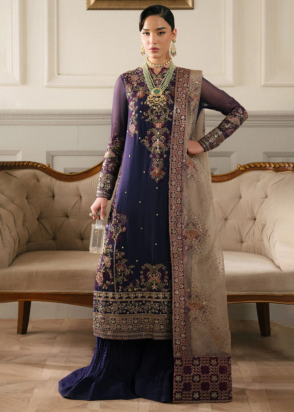 Elanora Embroidered Formals '25 by Nureh | NEL-65
