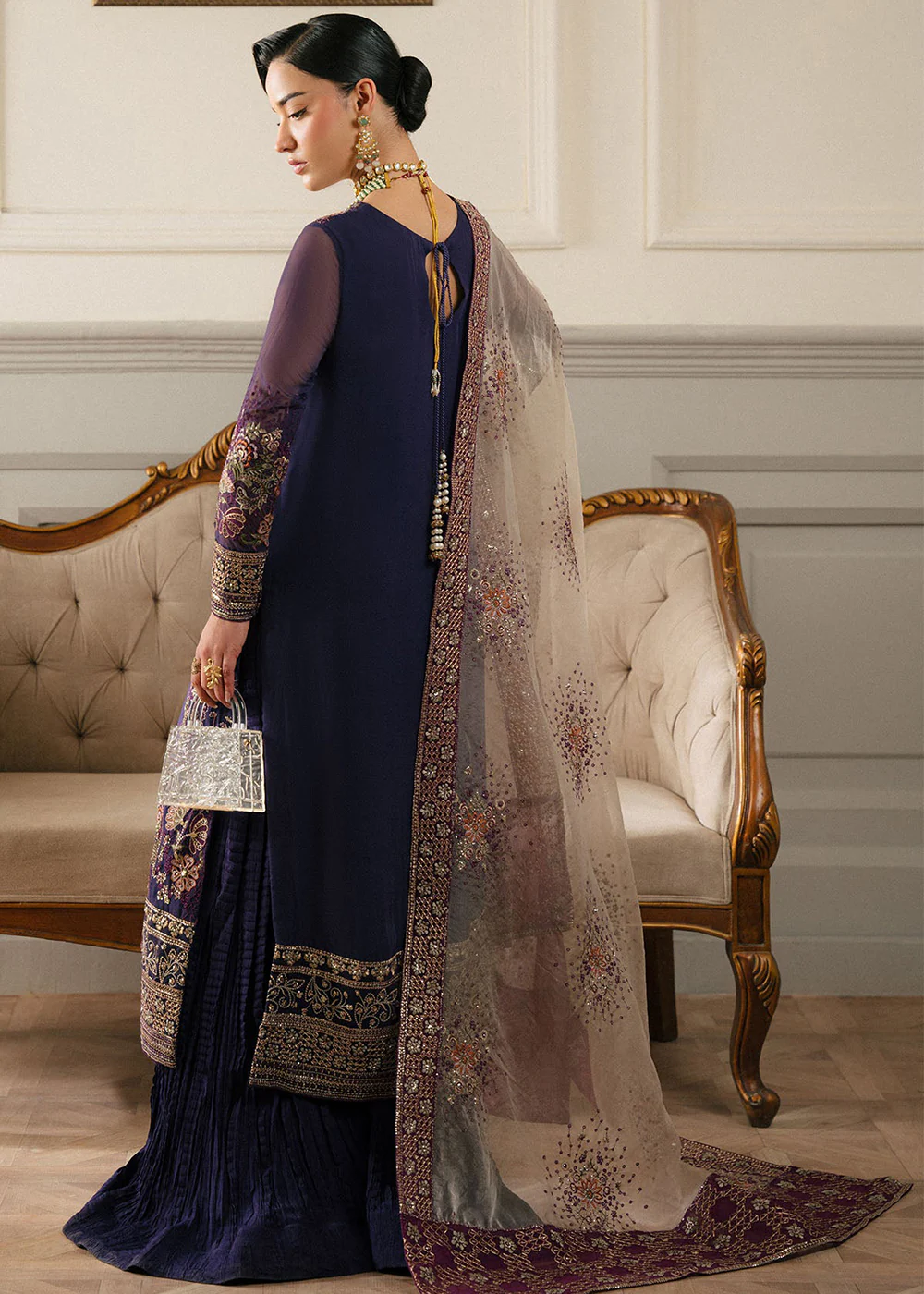 Elanora Embroidered Formals '25 by Nureh | NEL-65 - Image 3