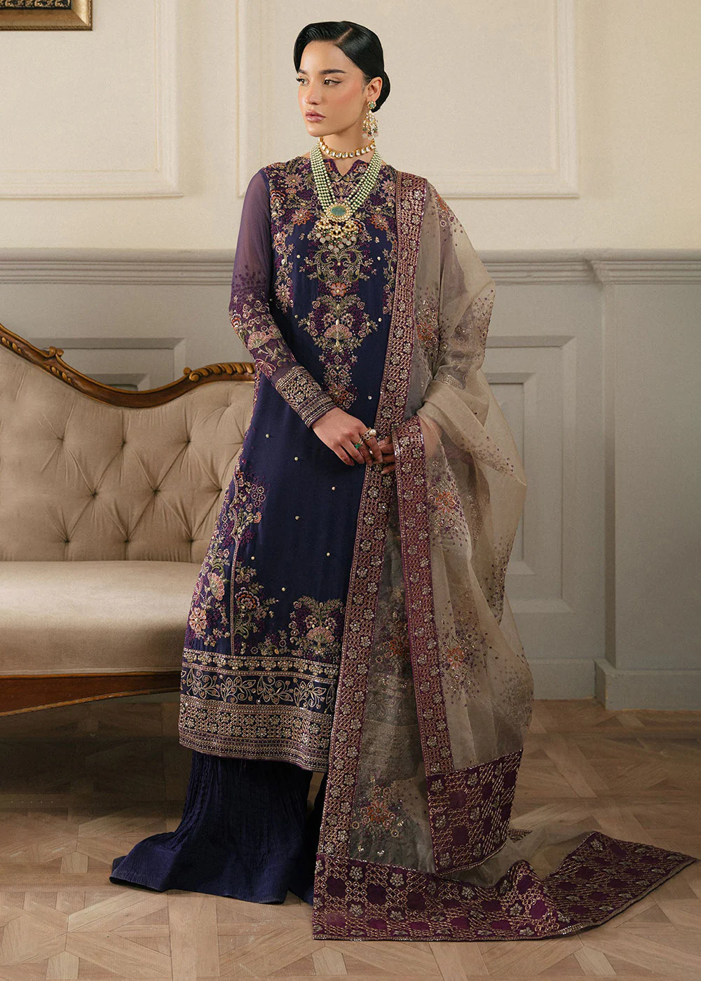 Elanora Embroidered Formals '25 by Nureh | NEL-65 - Image 6