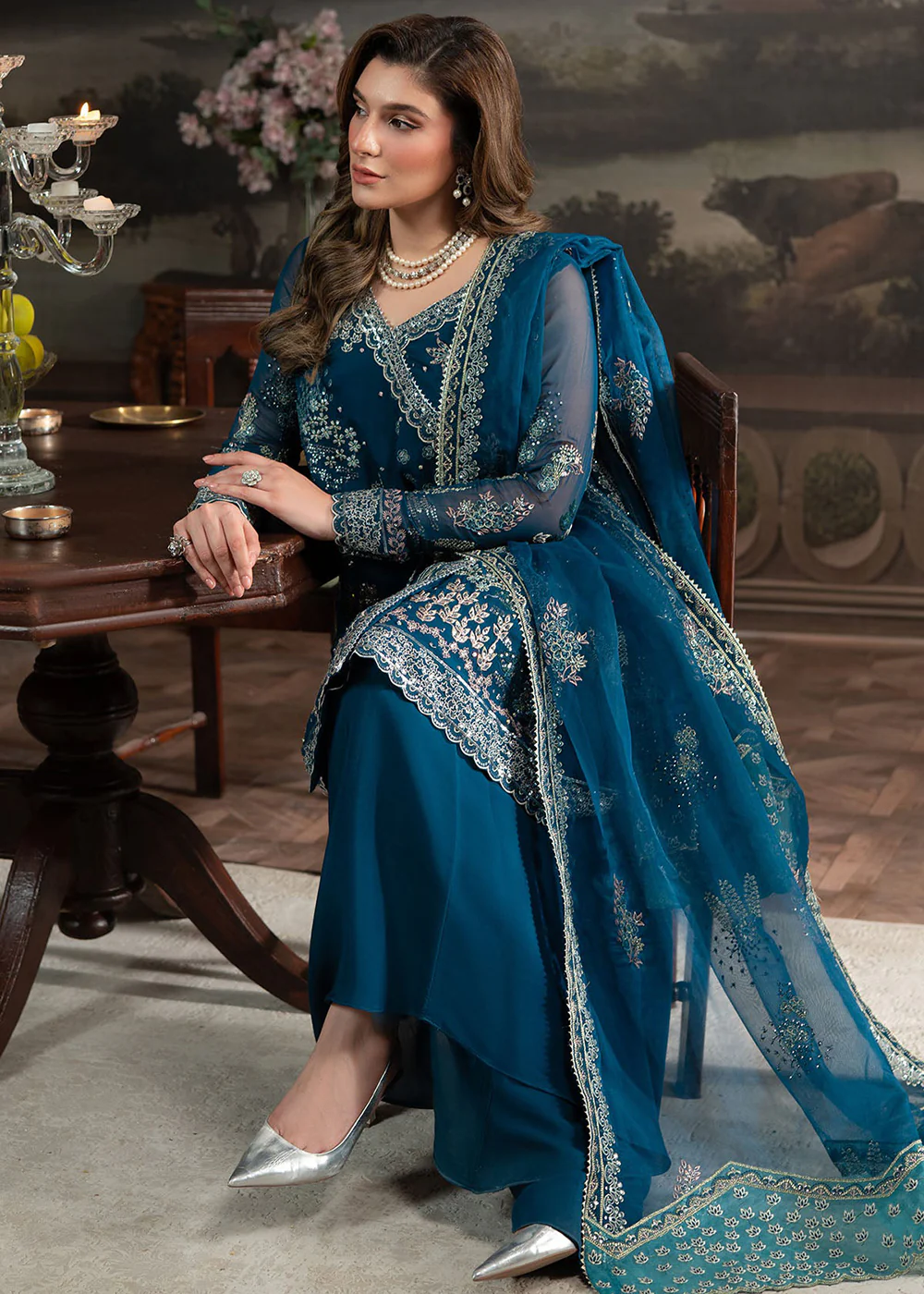 Elanora Embroidered Formals '25 by Nureh | NEL-67 - Image 4