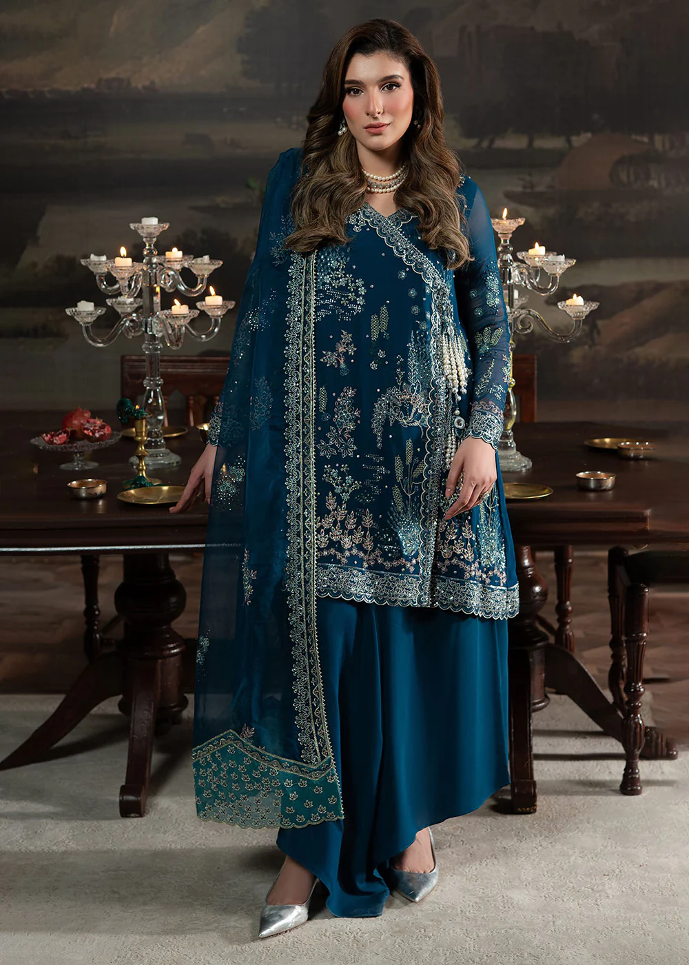 Elanora Embroidered Formals '25 by Nureh | NEL-67 - Image 5