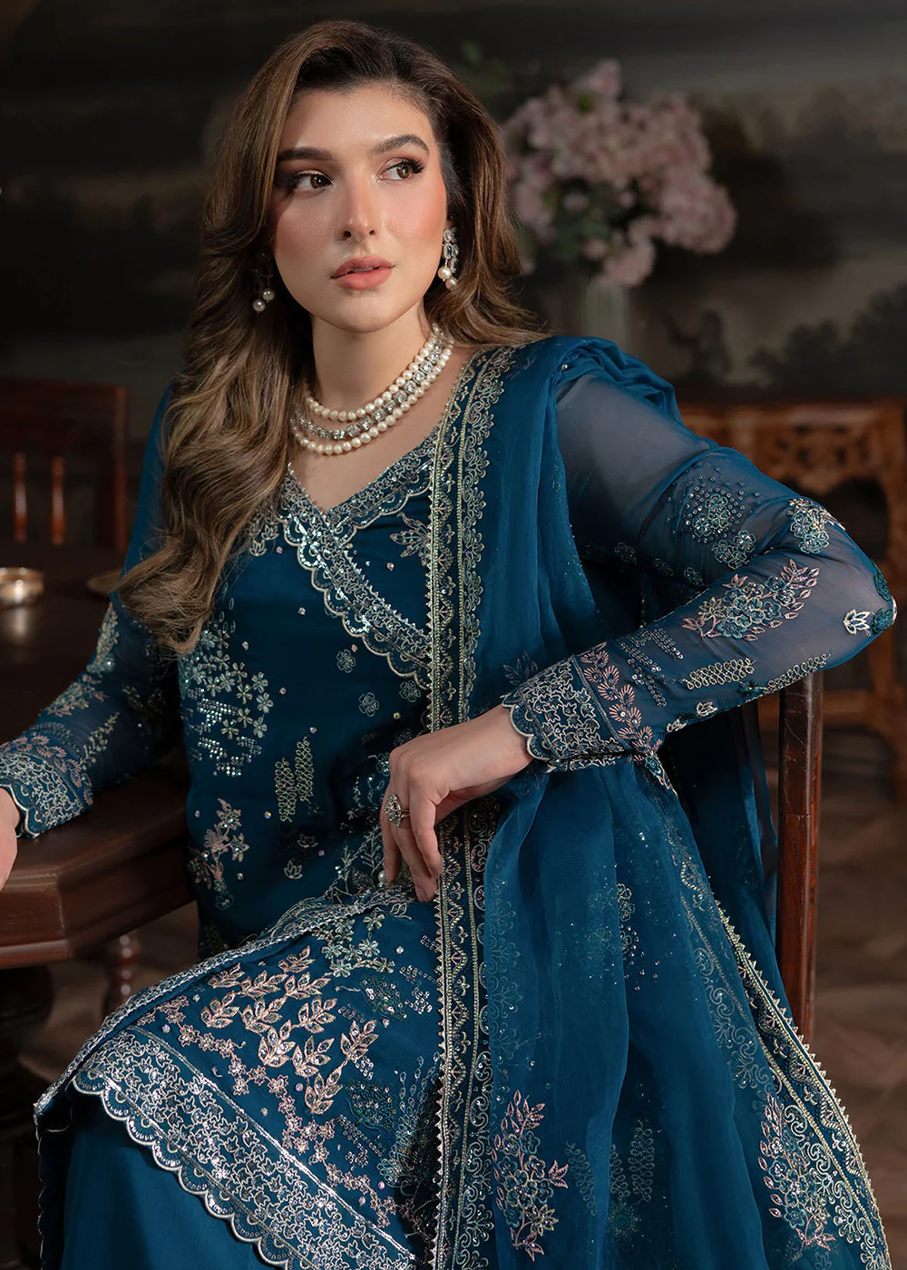 Elanora Embroidered Formals '25 by Nureh | NEL-67 - Image 7