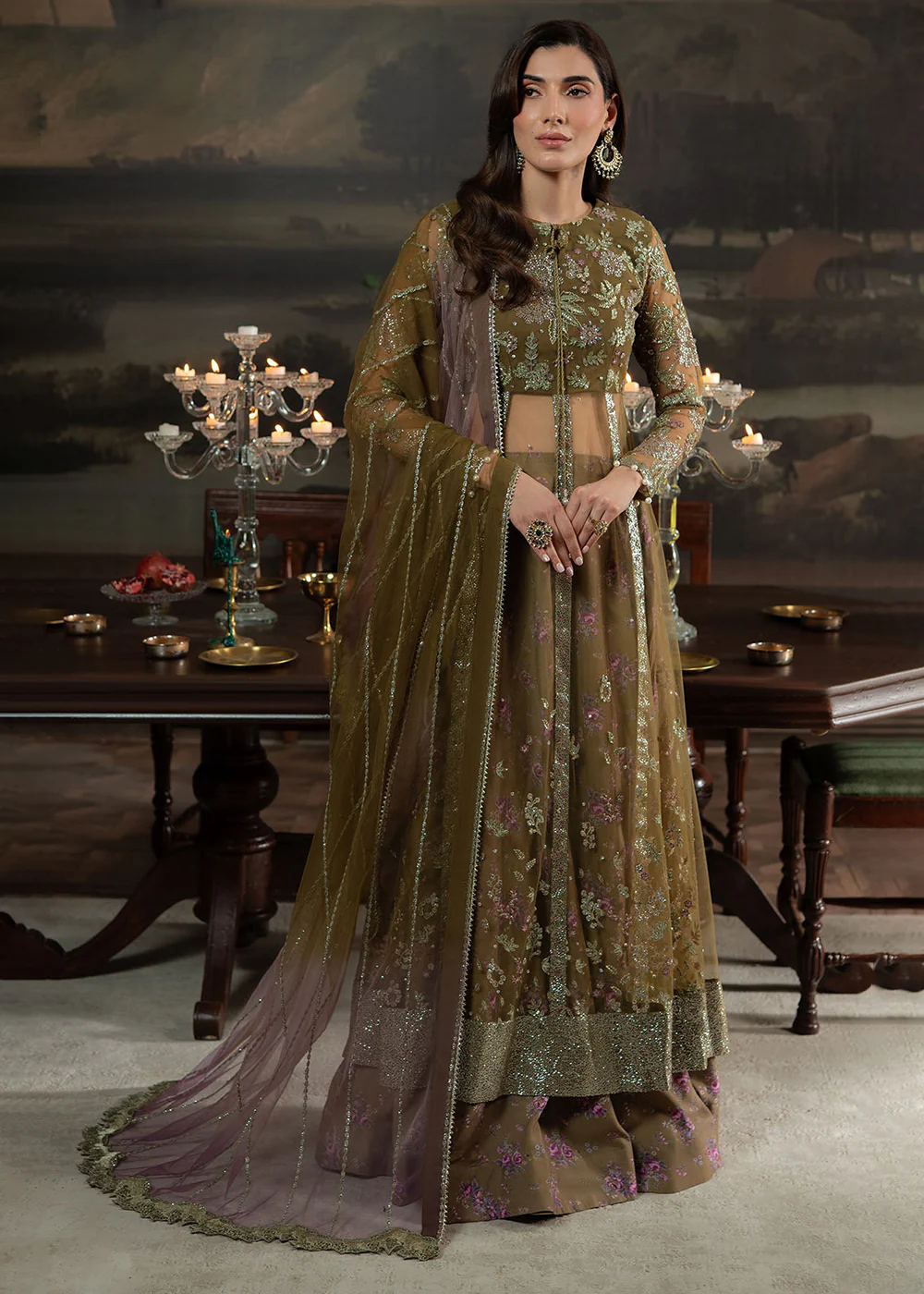 Elanora Embroidered Formals '25 by Nureh | NEL-68