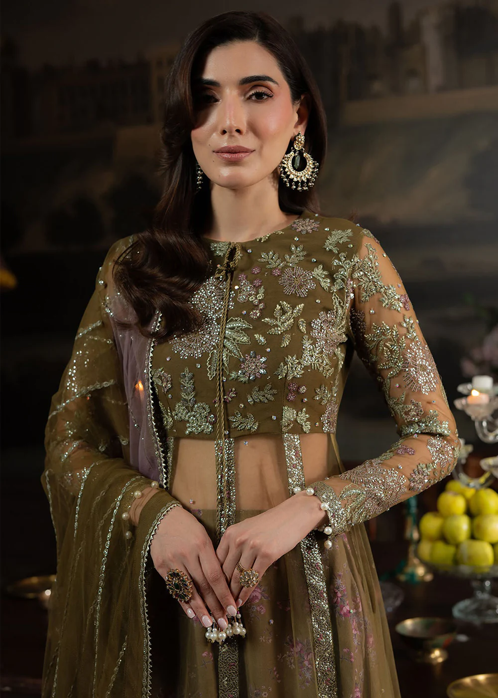 Elanora Embroidered Formals '25 by Nureh | NEL-68 - Image 2