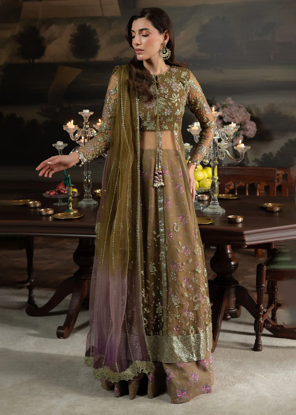Elanora Embroidered Formals '25 by Nureh | NEL-68 - Image 5